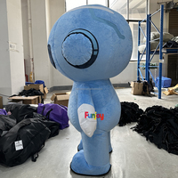 Costume de mascotte de robot gonflable unisexe pour adultes, déguisement de fête, promotion publicitaire, événements