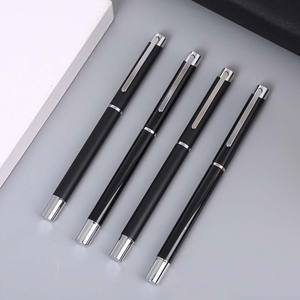 Custom Black High-End Metal Signature <b>Pen</b> Custom Logo 0.5mm Writing Width Heavy Feel Gel <b>Pen</b> - Product Image 1