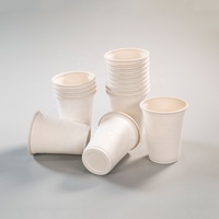 Gobelet à café jetable biodégradable en amidon de maïs, personnalisable en gros pour la vente à emporter