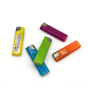 Briquet <span class=keywords><strong>électronique</strong></span> rechargeable en plastique translucide classique personnalisé en usine pour cigarettes et bougies, idéal pour les cadeaux promotionnels - Product Image 2