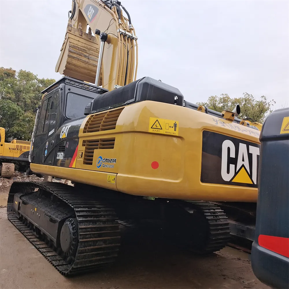 Caterpillar 336d ekskavatör ikinci el kullanılan kedi paletli ekskavatör 336DL2 ağır kedi makineleri 30T 33T satılık ekskavatör