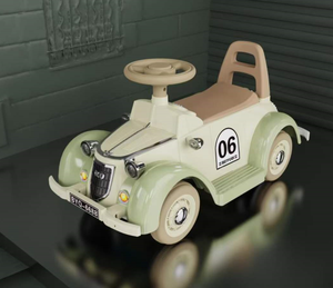 รถยนต์ไฟฟ้าขนาดเล็กแบบย้อนยุคสี่ล้อรถคลาสสิกสนใจรถอุปถัมภ์เด็กทารกรถควบคุมระยะไกล - Product Image 5