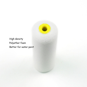 <span class=keywords><strong>Rouleau</strong></span> à <span class=keywords><strong>peinture</strong></span> miniature en <span class=keywords><strong>mousse</strong></span> haute densité de 4 pouces pour <span class=keywords><strong>peinture</strong></span> à l'eau - Product Image 2