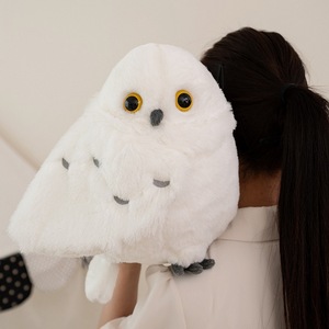 Xinhui Chất lượng cao sang trọng Woodland động vật lớn <span class=keywords><strong>Barn</strong></span> Owl thực tế mềm đồ chơi búp bê sang trọng Đồ chơi nghiêng đầu ma thuật cú búp bê sang trọng - Product Image 3