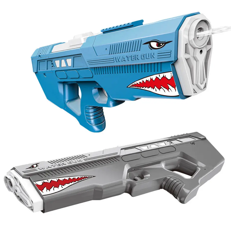 Pistole ad acqua ad alta pressione estive per bambini giocattoli 500ML pistola ad acqua elettrica Shark
