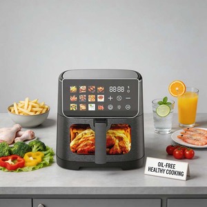 <span class=keywords><strong>Friteuse</strong></span> à air intelligente personnalisée par le fabricant, grande capacité 6,5 L, sans huile, faible teneur en matières grasses, pour usage domestique - Product Image 3