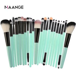 MAANGE-brochas de maquillaje profesionales, mango de plástico, 10 colores personalizados, venta al por mayor, cosméticos, juego de brochas de maquillaje - Product Image 6