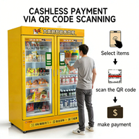 Máquina Expendedora Inteligente LERKE con IA, 24 Horas, Sin Personal, para Snacks y Bebidas, con Pago con Tarjeta