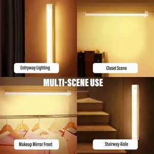 Smart Home <b>LED</b> <b>Motion</b> <b>Sensor</b> Wireless <b>LED</b> Type C Rechargeable <b>Light</b> Lamp Staircase Backlight for Kitchen - Product Image 6