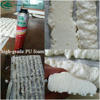 Isolation en mousse pulvérisée, mousse PU imperméable, isolation thermique et acoustique, mousse de polyuréthane auto-expansive en aérosol