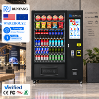 Distributeur automatique fiable RUNYANG avec écran tactile et lecteur de cartes pour aliments et boissons