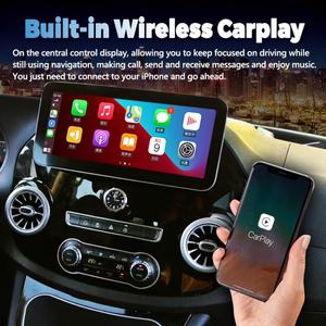 Radio de Coche Android 13 de 12.3 Pulgadas, 2 DIN, Receptor Estéreo, Navegación GPS, DSP, Reproductor de Video, Carplay para Mercedes Benz Vito 116 W447 2016 - Product Image 2