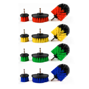 DB010M |   <span class=keywords><strong>Mini</strong></span> brosse à visser à poils rigides ondulés, tige hexagonale de 1/4 po, petite brosse de nettoyage pour espaces étroits - Product Image 4