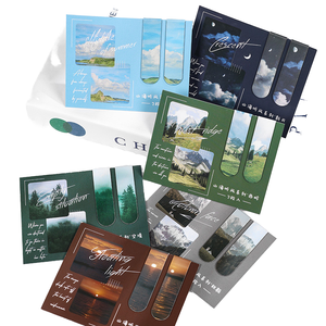 Magnetic PVC Cloud Scenery Bookmark in Ins Style for Learning and Reading Stylish Promotional Bookmarks
