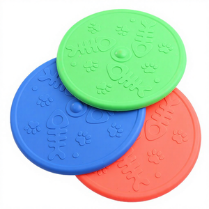 Kinghon - Disco Volador Duradero de TPR para Perros, Juguete Masticable de Goma Redonda y Sólida para Mascotas, Divertido para Entrenamiento Interactivo al Aire Libre - Product Image 4