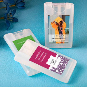 Transparent désinfectant pour les mains à base d'alcool visa bouteille de pulvérisation de carte de crédit - Product Image 1