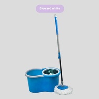 Seau de nettoyage Haoshen à huit caractères de troisième génération, serpillière rotative à pression manuelle pour nettoyage des sols domestiques sans effort