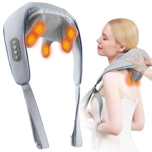 0728 Hand Device Neck Cervical <b>Cushion</b> Targeted Relaxation Body Application Shoulder Massager - Product Image 4