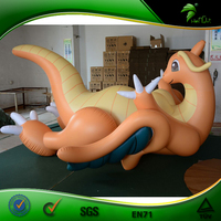 Dragon orange gonflable en PVC, animaux, gros seins, poupée gonflable xxx pour hommes