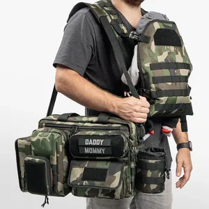 Camouflage Tactical style New Arrival Amazing Design Tactical Daddy Diaper changing Bag for Outdoor
