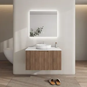 Banyo akıllı aynalı dolap üretici dokunmatik ekran Led işıklı Salon duvar dolap led'i makyaj tıp aynalı dolap