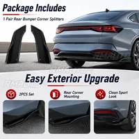 For Volkswagen Lamando L 2022-2024 Car Accessories Rear Bumper Corner Splitters Sport Style Rear Lip Canard Kit