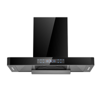 900mm 600mm 750mm Acier Inoxydable Mural Auto Clean Smart Range Hotte Cuisines Communales Extracteurs De Graisse De Fumée Hotte Cuisinière