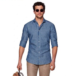 <span class=keywords><strong>Camicia</strong></span> da <span class=keywords><strong>Uomo</strong></span> OEM MTM su Misura 2021 Classica <span class=keywords><strong>Blu</strong></span> <span class=keywords><strong>e</strong></span> <span class=keywords><strong>Bianca</strong></span> con Colletto Rovesciato, Formale da Ufficio, <span class=keywords><strong>a</strong></span> <span class=keywords><strong>Righe</strong></span>, 100% Cotone - Product Image 2