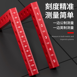 Aluminum Alloy 90 Degree Right Angle Clamp L Shape Woodworking Fixing Positioning Tool High Rigidity - Product Image 2