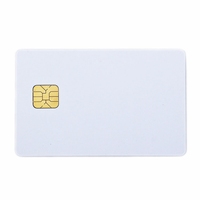 Weiße Inkjet-PVC-ID-Karte mit SLE4428-Chipkontakt-Smart-IC-Karte