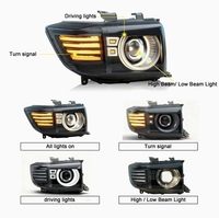 Nouveaux phares LED pour voiture, ensemble de feux de jour modifiés, clignotants séquentiels pour mise à niveau des feux avant LC76 2006-2023
