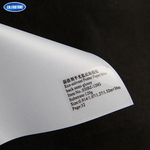 Vật Liệu In Kỹ Thuật Số Màu Trắng Trở Lại Màu Xanh Quảng Cáo In Ấn 40 Cuộn 10-15 Ngày Sinh Thái Dung Môi Poster Giấy - Product Image 4