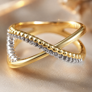 Anello Incrociato per Donne, Stile Minimalista Geometrico, Accessorio da Dito per Uso Quotidiano - Product Image 4