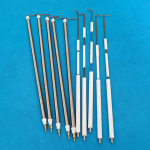 Électrode d'allumage en alumine Riello <span class=keywords><strong>Sonde</strong></span> d'<span class=keywords><strong>ionisation</strong></span> avec fils pour allumeur de flamme de brûleur - Product Image 2