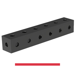 Bloc de connexion SteelMax GPPH 600x100x100mm, épaisseur 15mm, trous 28mm - Product Image 1
