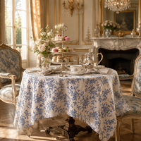 Nappe carrée moderne en lin imprimé, résistante à l'huile et lavable, personnalisable, de la marque JIUZE, pour les fêtes et l'intérieur