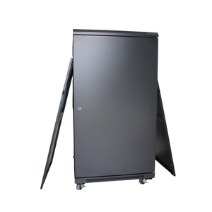 Nhà Cung Cấp Tủ Bán Lẻ Bán Buôn 18U 22U 27U 32U Tủ Mạng Tủ Máy Chủ Phân Phối Điện Màu Đen Cổ Điển - Product Image 4