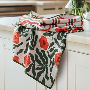 सुपर शोषक सबलिमिनेशन वाफवे माइक्रोफाइबर रसोई तौलिया के साथ कस्टम प्रिंटिंग के साथ - Product Image 4