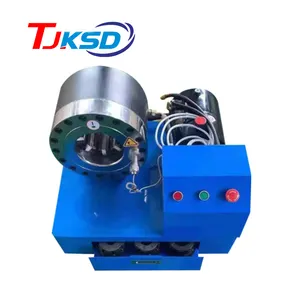 Portable 1/4-2" 6-51mm 2SN 12V hose crimping machine mobile hydraulic hose press for DC battery