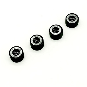 Оригинальные черные Чистые наконечники для бильярдного кия <span class=keywords><strong>Jassinry</strong></span> 14 мм с прозрачной подушкой в SS/S/M/H высококачественные Бильярдные кии - Product Image 5