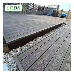 140*25mm 3D en relieve madera de teca Color Wpc azulejos de cubierta compuestos <span class=keywords><strong>suelo</strong></span> de Wpc utilizado para piscina al aire libre <span class=keywords><strong>sobre</strong></span> <span class=keywords><strong>el</strong></span> <span class=keywords><strong>suelo</strong></span> - Product Image 4