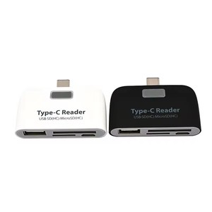 USB 3.1 <strong>Type</strong> <strong>C</strong> OTG USB TF SD <strong>MMC</strong> Micro USB Charging Card <strong>Reader</strong> COMBO HUB Adapter Support Phone and PC - Product Image 2