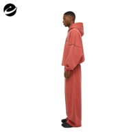 XUCHANG Survêtement de sport décontracté en coton de haute qualité avec LOGO personnalisé, brodé, unisexe pour hommes (pantalon de jogging et sweat à capuche)
