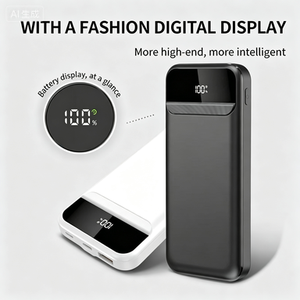Custom Logo 10000mAh Power Bank, High Capacity External Battery with Dual USB Type-C & <b>Micro</b> USB for <b>Phones</b> & Corporate Gifts - Product Image 6