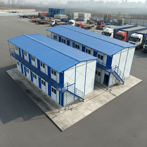 <span class=keywords><strong>Casa</strong></span> Contenedor <span class=keywords><strong>Prefabricada</strong></span> de Acero Aislada de Instalación Rápida y Moderna de 40 pies para Oficina en Obras de Construcción y Dormitorio de Trabajadores - Product Image 4