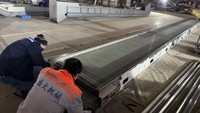 RVS draadgaas transportband metaal transportbandmachine voor voedselverwerkingslijn