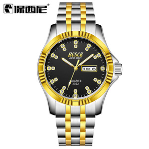 Instaladores de <span class=keywords><strong>3022</strong></span> marcas de lujo calendario impermeable de estilo caliente de cuarzo golde para hombres - Product Image 1