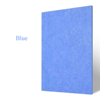 NRC 0,8 Klasse A PET Akustikpaneel 4x8ft 1220x2420x9mm Flache Schallabsorbierende Platte für Hotel Büro Decke Wand