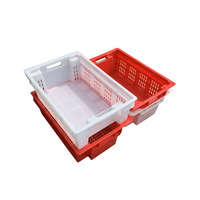 Bacs de rangement en plastique légers, empilables et emboîtables - Conteneurs écologiques et recyclables pour la logistique