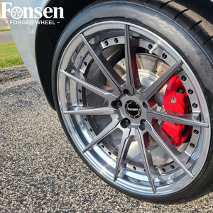 Roue concave en 2 parties, polie, forgée, 19, 20, 21 pouces, pour voiture de tourisme Corvette C8 Stingray C7 ZR1 Z06 C6 C5 - Product Image 1